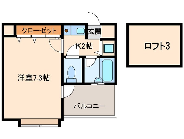 Ｋステーションプラザ姪浜の物件間取画像